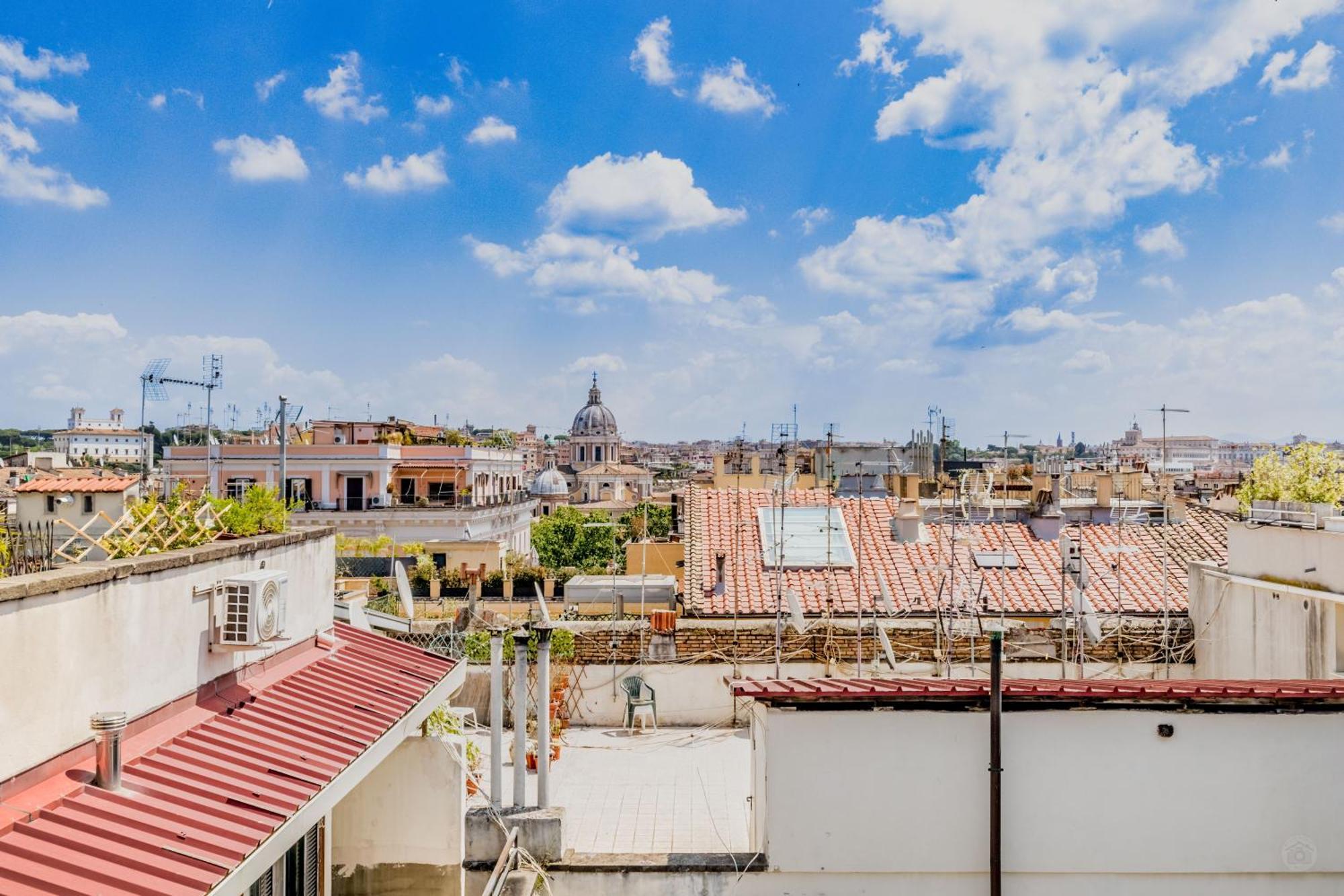 Attico Nel Cuore Di Roma Con Box Privato Per Auto エクステリア 写真